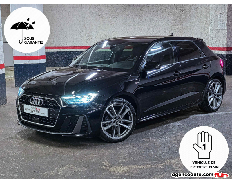 Achat voiture occasion, Auto occasion pas cher | Agence Auto Audi A1 SportBack 30 TFSi 110 S-Line S-Tronic 7 1ère Main Gtie Audi Noir Année 2022 Automatique Essence