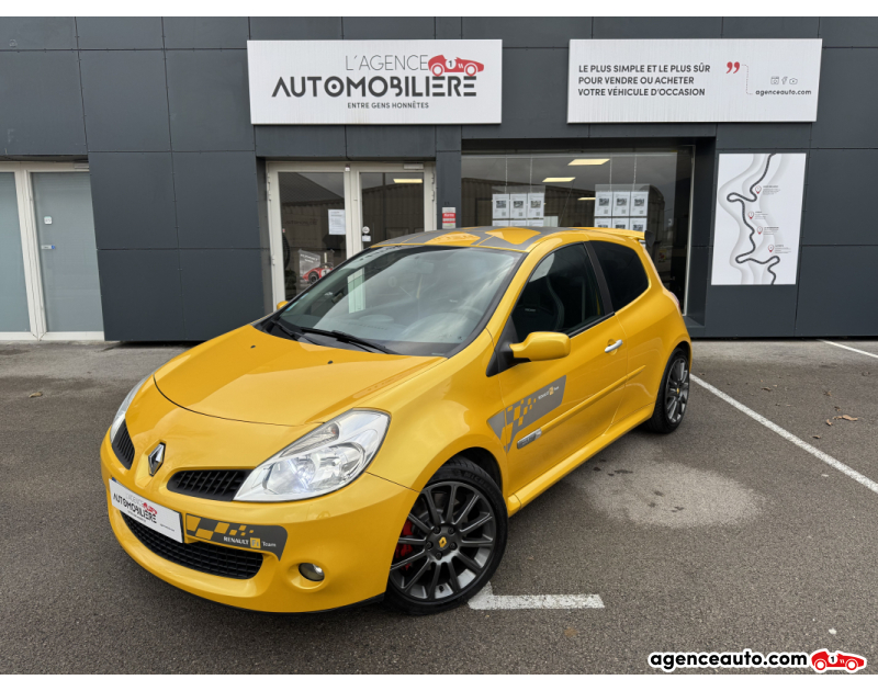 Compra de Coches Usados, Coches Usados Baratos %'|'% Agence Auto Renault Clio RS F1 Team Jaune Sirius N°1453 Recaro francaise Jaune Año 2008 Manuelle Essence