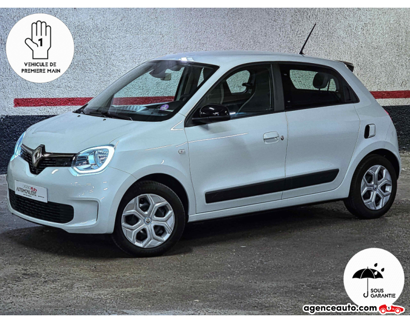 Achat voiture occasion, Auto occasion pas cher | Agence Auto Renault Twingo III Sce 65 Equilibre 5 Portes BVM5 1ère Main Blanc Année 2024 Manuelle Essence