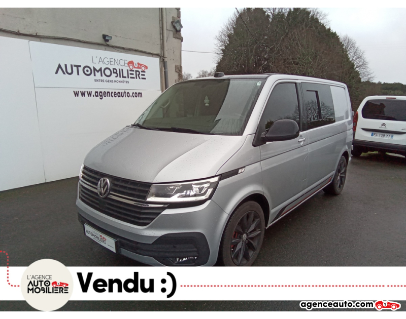 Achat voiture occasion, Auto occasion pas cher | Agence Auto Volkswagen Transporter T6.1 PRO CAB 2.0 TDI 200 CV BVA EDITION Gris Année 2020 Automatique Diesel