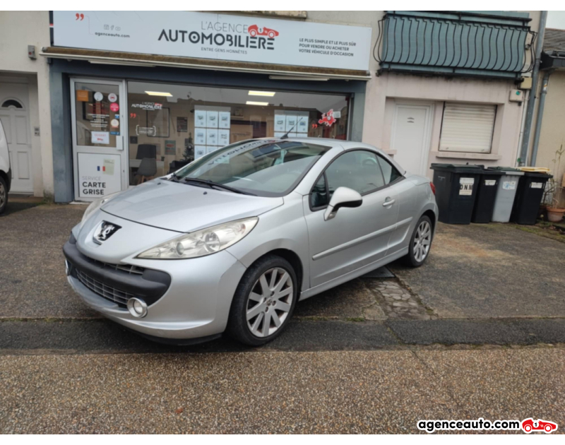 Compra de Coches Usados, Coches Usados Baratos %'|'% Agence Auto Peugeot 207 CC 1.6 HDi 110cv 2 EME MAIN Gris Año 2009 Manuelle Diesel