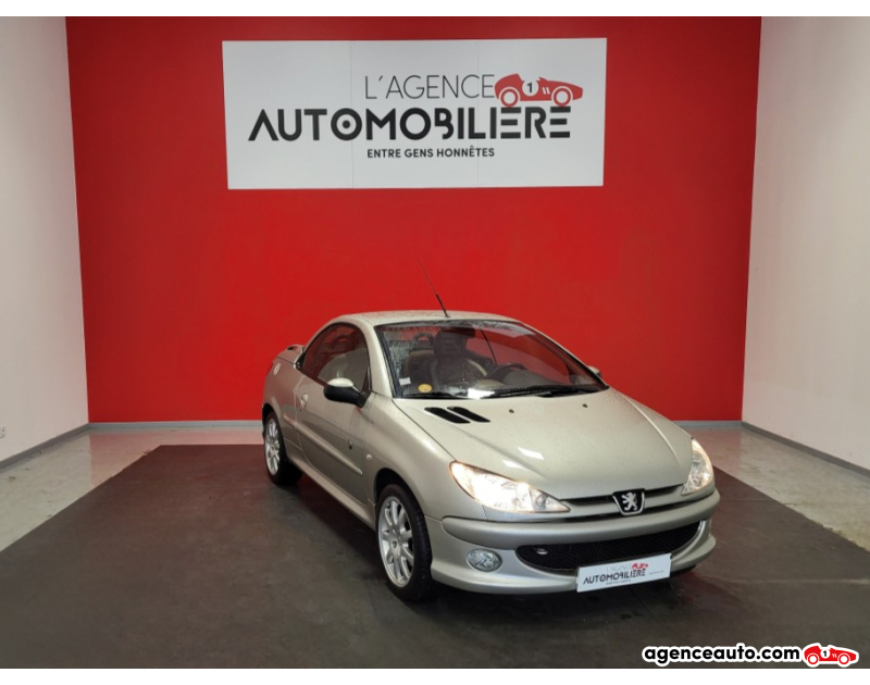 Compra de Coches Usados, Coches Usados Baratos %'|'% Agence Auto Peugeot 206 CC PEUGEOT 206 CC 1.6 HDI 110 ROLAND GARROS - 1ERE MAIN Gris Año 2006 Manuelle Diesel