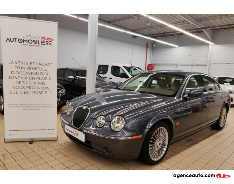 Compra de Carros Usados, Carros Usados Baratos | Auto Immo Jaguar S Type 2.7 V6 D Bi-Turbo CLASSIC BVA Gris Ano 2004 Automatique Diesel