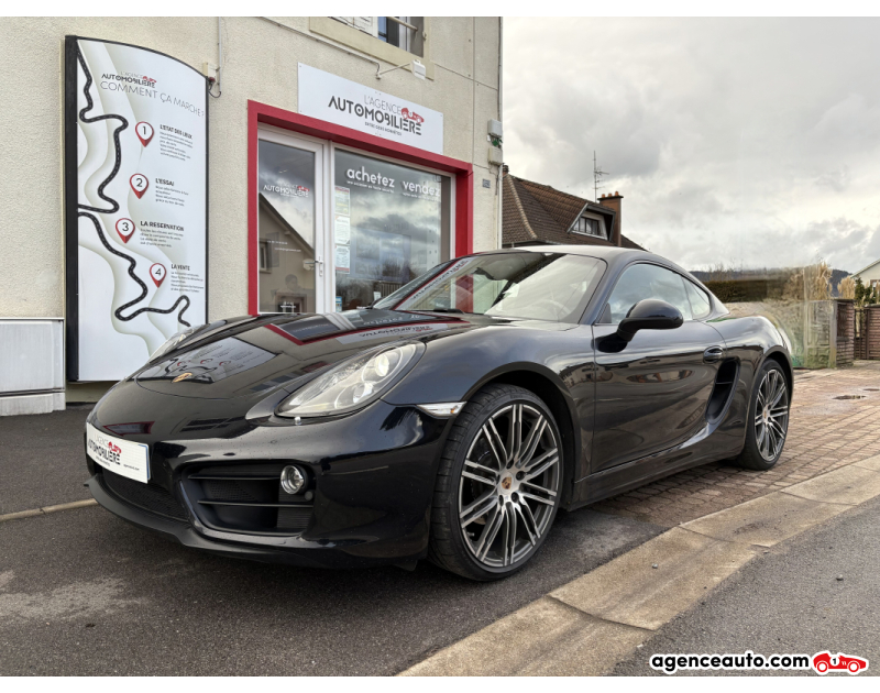 Aankoop Gebruikte Auto, Goedkope Gebruikte Auto | Agence Auto Porsche Cayman 981 C 2.7 i 24V PDK 275 cv Jantes Carrera Noir Jaar 2015 Automatique Essence