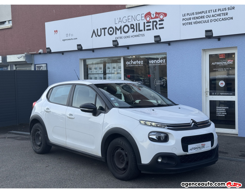 Achat voiture occasion, Auto occasion pas cher | Agence Auto Citroen C3 Commercial Bluehdi 75ch Feel tva Blanc Année 2018 Manuelle Diesel