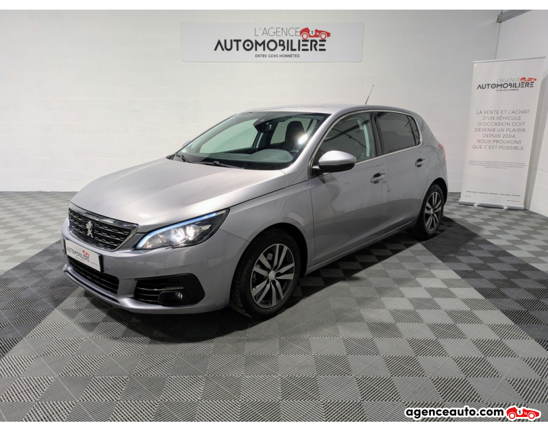 Compra de Carros Usados, Carros Usados Baratos | Auto Immo Peugeot 308 308 1.2 130 Allure - Distribution OK Gris Ano 2019 Manuelle Essence