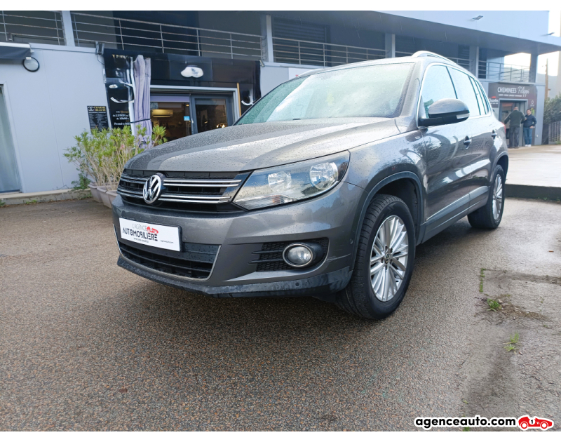 Achat voiture occasion, Auto occasion pas cher | Agence Auto Volkswagen Tiguan 2.0 TDI 140 BLUEMOTION LOUNGE 4MOTION Gris Année 2014 Manuelle Diesel