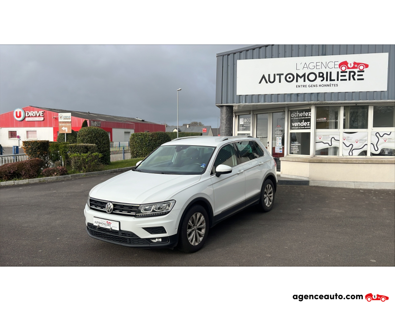 Achat voiture occasion, Auto occasion pas cher | Agence Auto Volkswagen Tiguan 2.0 TDI 150 CV CONFORTLINE BUSINESS Blanc Année 2019 Manuelle Diesel