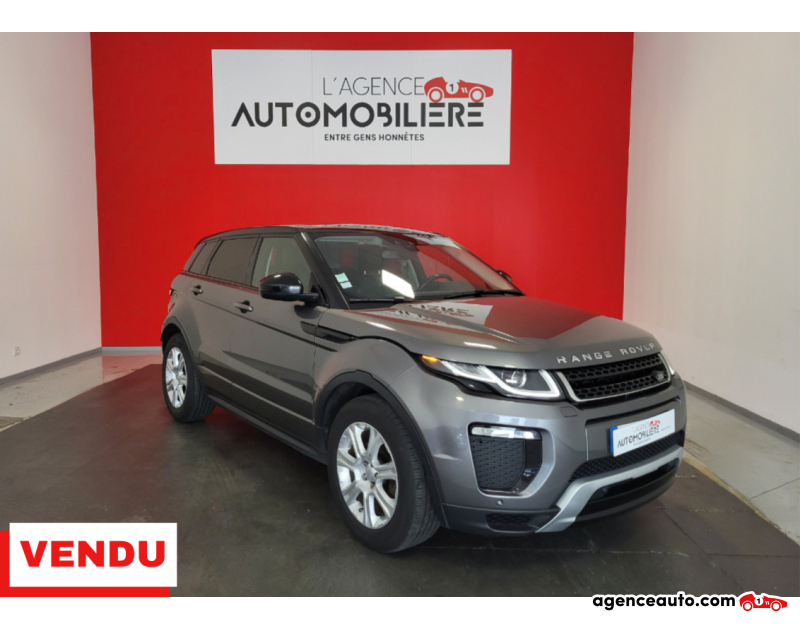 Aankoop Gebruikte Auto, Goedkope Gebruikte Auto | Agence Auto Land Rover Range Rover Evoque 2.0 TD4 150 4WD BVA9 + ATTELAGE / CAMERA Gris Jaar 2016 Automatique Diesel
