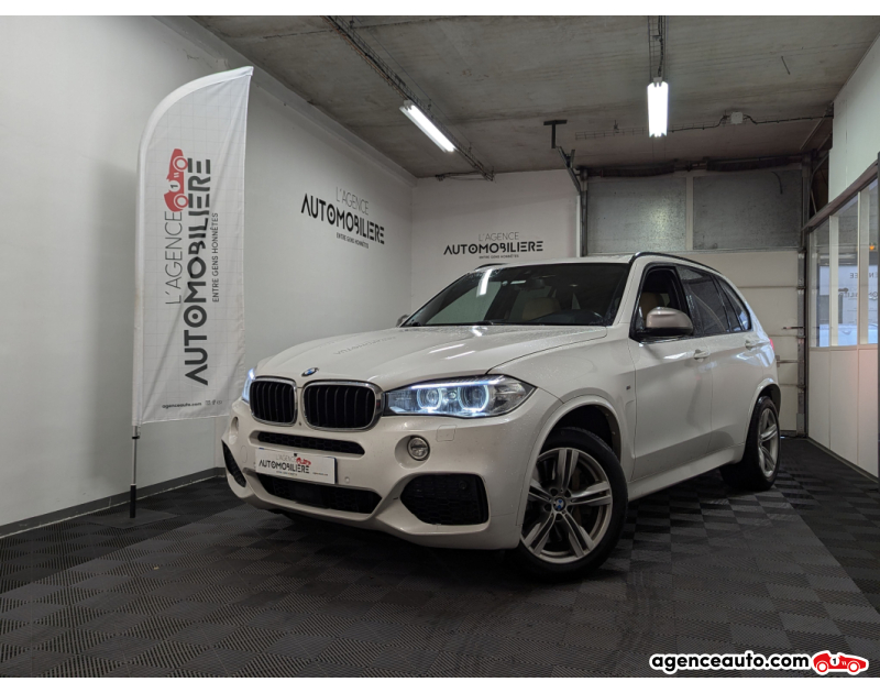 Achat voiture occasion, Auto occasion pas cher | Agence Auto Bmw X5 M50D 5.0 D 380 M-SPORT XDRIVE BVA Blanc Année 2014 Automatique Diesel