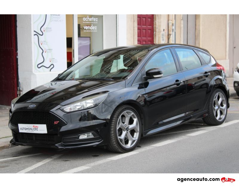 Achat voiture occasion, Auto occasion pas cher | Agence Auto Ford Focus 2.0 TDCI 185 ST START-STOP ( GPS, Clim, Bluetooth ... ) Noir Année 2017 Manuelle Diesel