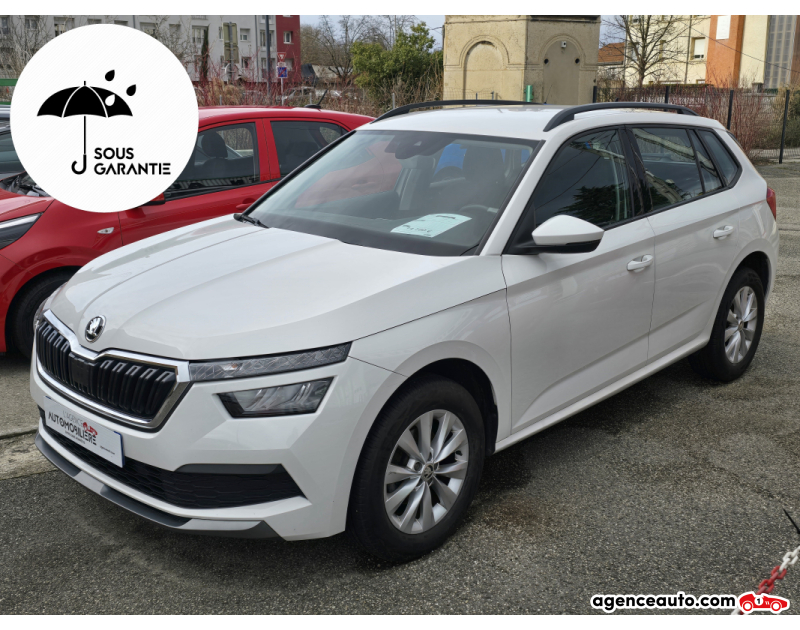 Achat voiture occasion, Auto occasion pas cher | Agence Auto Skoda Kamiq TSi 95 BVM5 Ambition Blanc Année 2020 Manuelle Essence