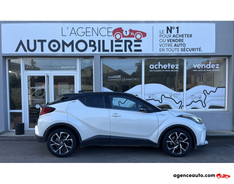 Achat voiture occasion, Auto occasion pas cher | Agence Auto Toyota C-HR 2.0 VVT-i 184 CV COLLECTION 1ERE MAIN Blanc Année 2020 Automatique Hybride