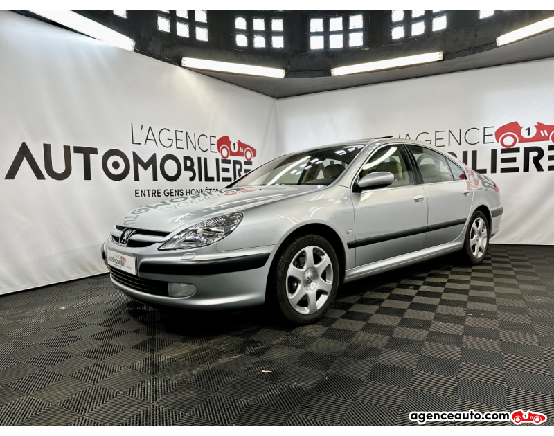 Achat voiture occasion, Auto occasion pas cher | Agence Auto Peugeot 607 3.0 V6 211 FELINE BVA Gris Année 2003 Automatique Essence