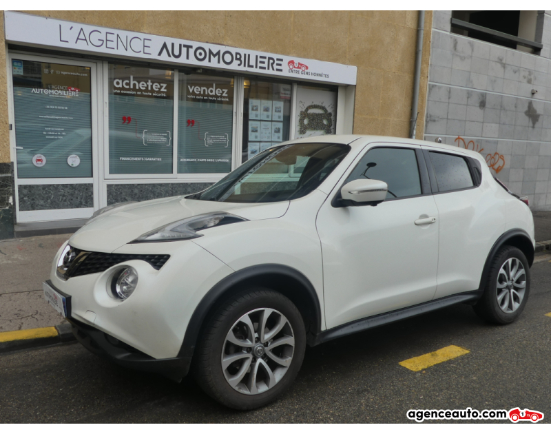 Achat voiture occasion, Auto occasion pas cher | Agence Auto Nissan Juke (2) 1.2 DIG-T 115 ACENTA Blanc Année 2016 Manuelle Essence