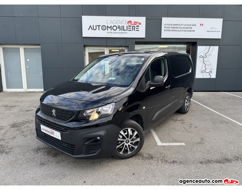Achat voiture occasion, Auto occasion pas cher | Agence Auto Peugeot Partner Long L2H1 130cv HDI BVM6 Premium TVA Noir Année 2022 Manuelle Diesel