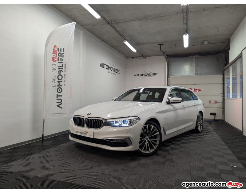 Acquisto Auto Usate, Auto Usate Economiche | Agenzia Automobiliare Bmw Série 5 (G31) TOURING 520D XDRIVE 190 LUXURY BVA8 Blanc Anno 2017 Automatique Diesel