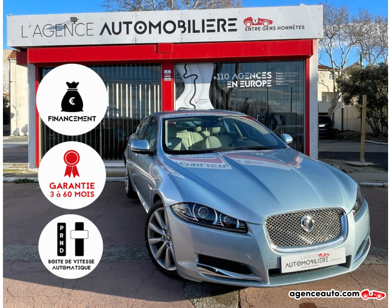 Compra de Coches Usados, Coches Usados Baratos %'|'% Agence Auto Jaguar XF Berline 5.0 i V8 32V 385 cv Boîte auto Bleu Año 2011 Automatique Essence