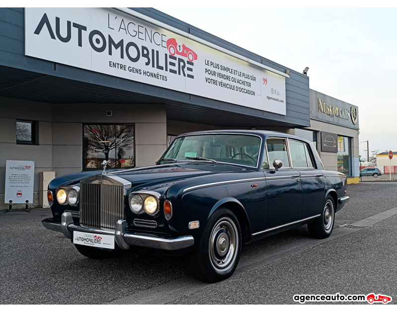 Acquisto Auto Usate, Auto Usate Economiche | Agenzia Automobiliare Rolls Royce Silver Shadow 6.75 V8 190 CV Bleu Anno 1975 Automatique Essence