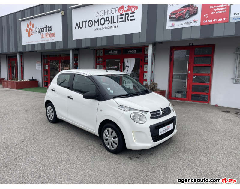 Achat voiture occasion, Auto occasion pas cher | Agence Auto Citroen C1 1.0 VTi 12V 69 cv Active Blanc Année 2014 Manuelle Essence