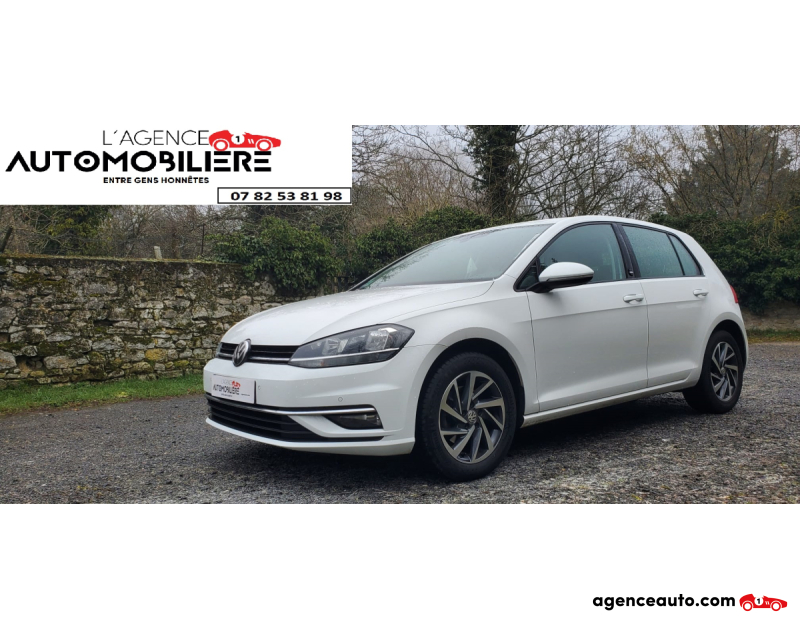 Acquisto Auto Usate, Auto Usate Economiche | Agenzia Automobiliare Volkswagen Golf VII 1.4 TSI 125 Sound DSG7 Blanc Anno 2018 Automatique Essence