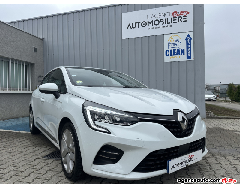 Achat voiture occasion, Auto occasion pas cher | Agence Auto Renault Clio 1.5 dCi DPF S&S 85 cv première main Blanc Année 2020 Manuelle Diesel