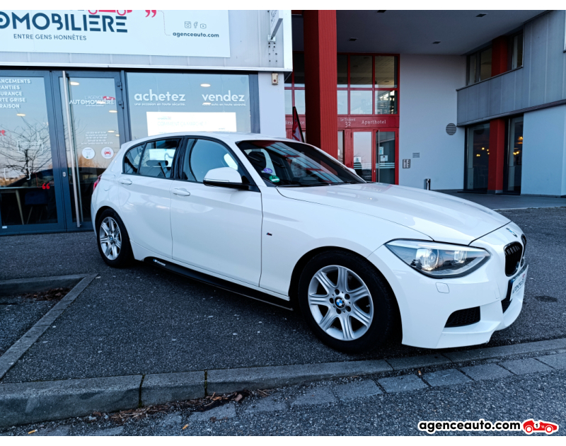 Achat voiture occasion, Auto occasion pas cher | Agence Auto Bmw Série 1 (F20) 116i 1.6i 136 cv M SPORT 5P Blanc Année 2014 Manuelle Essence