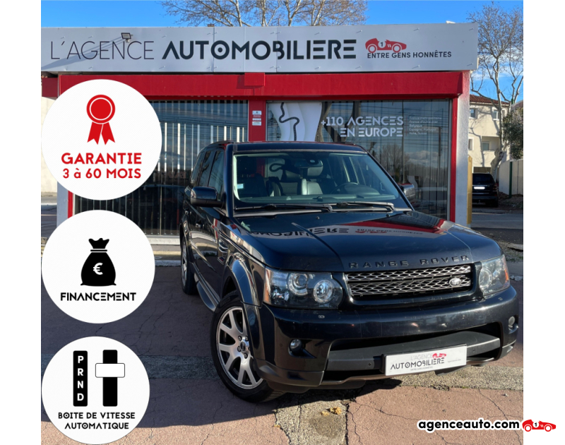 Achat voiture occasion, Auto occasion pas cher | Agence Auto Land Rover Range Rover Sport Sport I Phase 2 3.0 TDV6 24V DPF 256 cv Boîte auto Noir Année 2012 Automatique Diesel