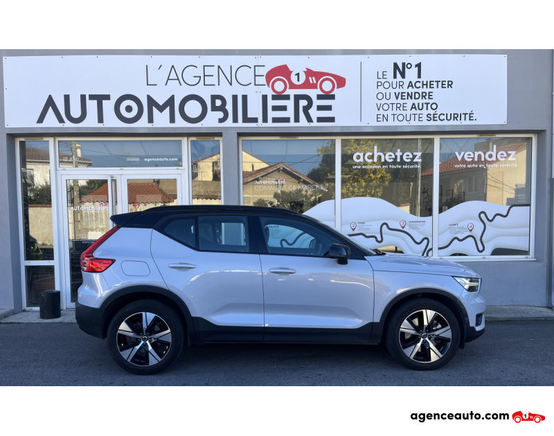 Compra de Coches Usados, Coches Usados Baratos %'|'% Agence Auto Volvo XC40 T5 262CH DCT-7 R-DESIGN 1ERE MAIN Gris Año 2022 Automatique Hybride