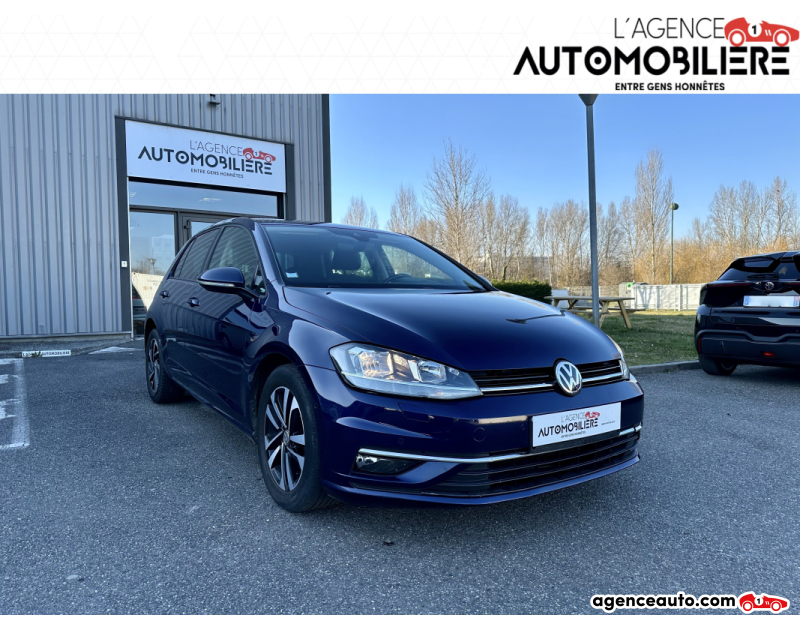 Acquisto Auto Usate, Auto Usate Economiche | Agenzia Automobiliare Volkswagen Golf VII (2) 1.6 TDI 115 IQ.DRIVE Bleu Anno 2019 Manuelle Diesel