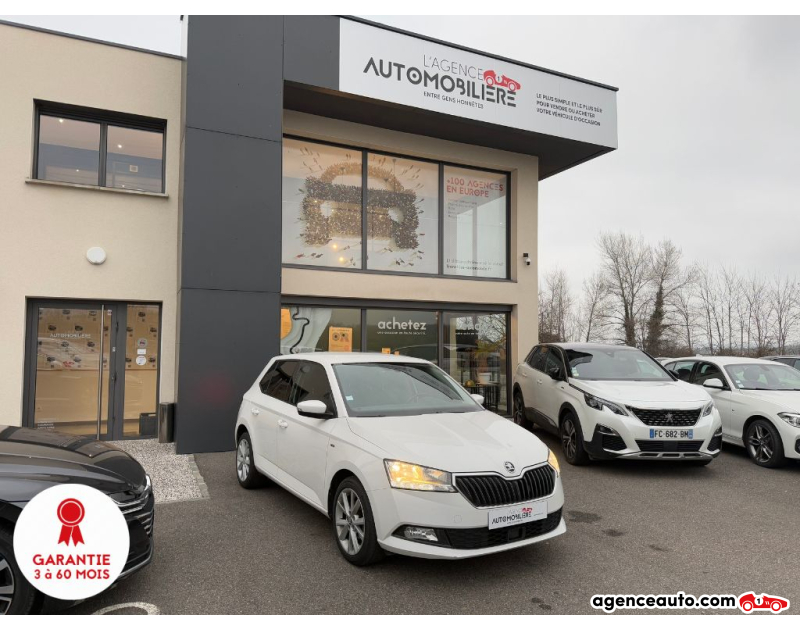 Gebrauchtwagenkauf, Günstige Gebrauchtwagen | Automobilienagentur Skoda Fabia 1.0 MPI 75 CV BVM5 Clever Blanc Jahr 2018 Manuelle Essence