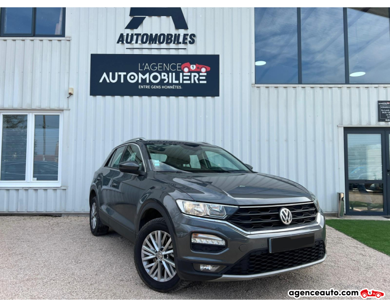 Achat voiture occasion, Auto occasion pas cher | Agence Auto Volkswagen T-roc 2.0 TDI 150CH DSG7 Lounge Business Gris Année 2019 Automatique Diesel