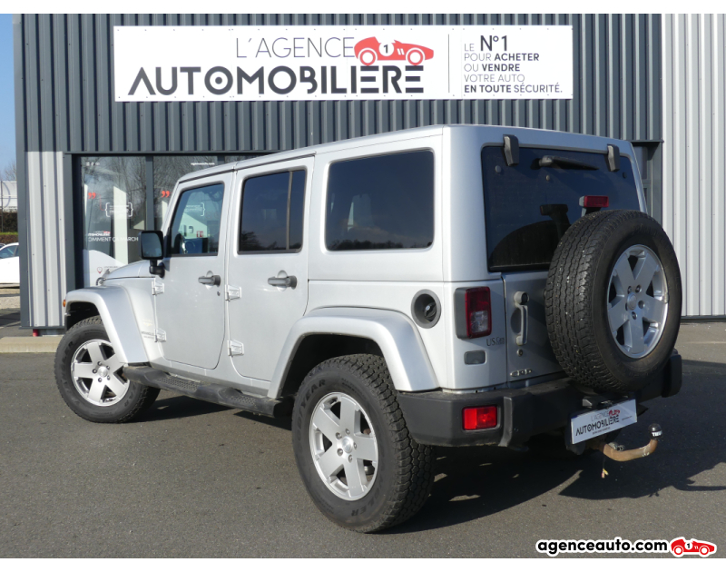 Compra de Coches Usados, Coches Usados Baratos %'|'% Agence Auto Jeep Wrangler Unlimited 2.8 CRDI 200 CV SAHARA PREMIERE MAIN Gris Año 2011 Automatique Diesel