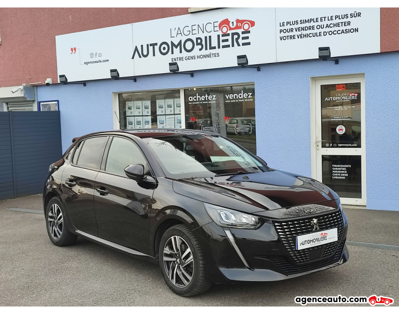 Compra de Coches Usados, Coches Usados Baratos %'|'% Agence Auto Peugeot 208 1.2 Puretech 100ch Allure EAT8 Noir Año 2021 Automatique Essence