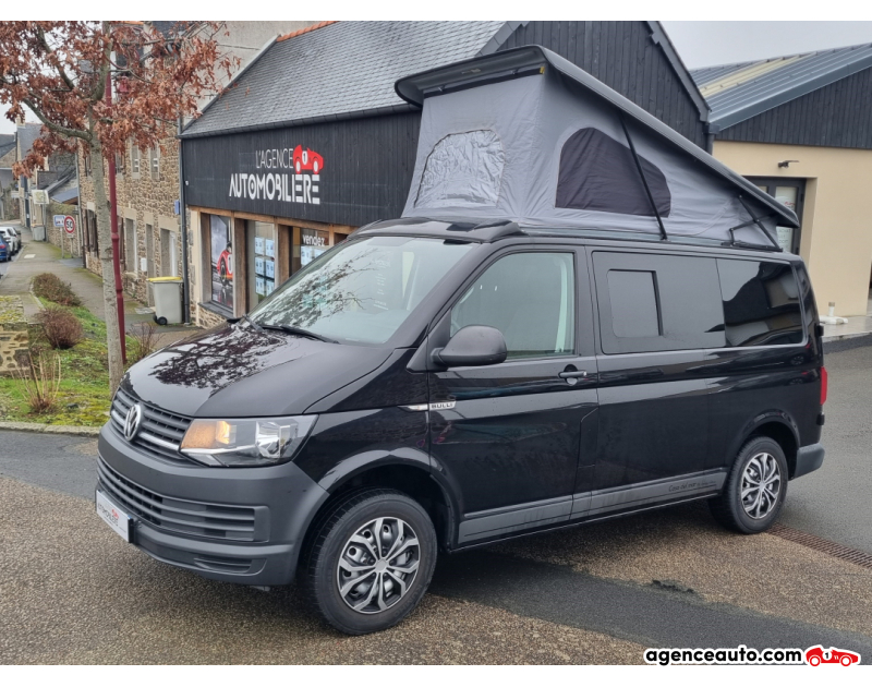Achat voiture occasion, Auto occasion pas cher | Agence Auto Volkswagen Transporter T6  AMÉNAGÉ VASP 6 places assises Noir Année 2017 Manuelle Diesel