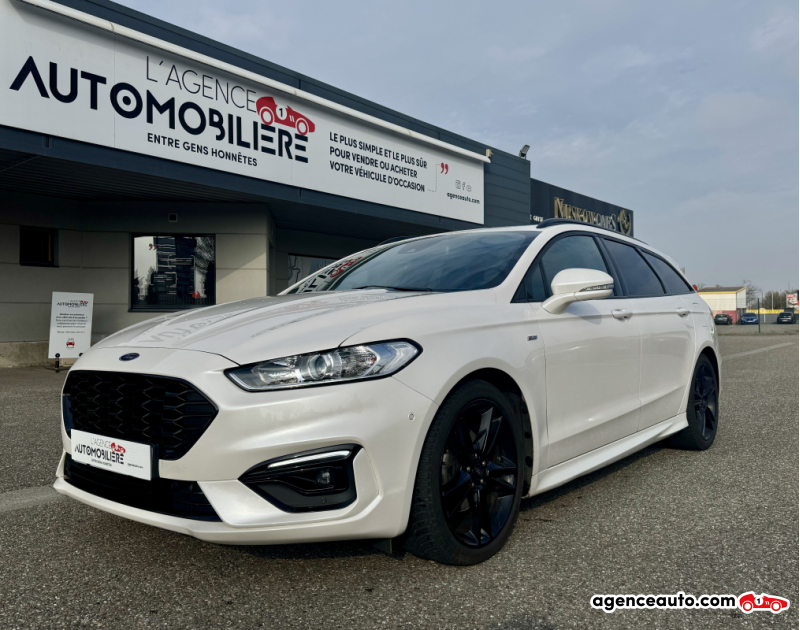 Compra de Coches Usados, Coches Usados Baratos %'|'% Agence Auto Ford Mondeo SW 2.0 EcoBlue 190ch ST-Line BVA Blanc Año 2019 Automatique Diesel