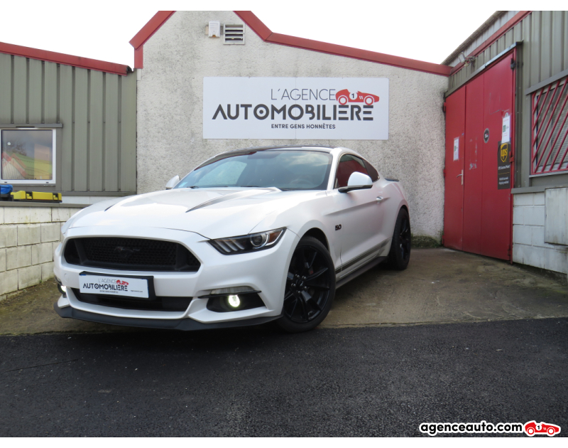 Compra de Carros Usados, Carros Usados Baratos | Auto Immo Ford Mustang 5.0 V8 Black Shadow edition Blanc Ano 2017 Manuelle Essence