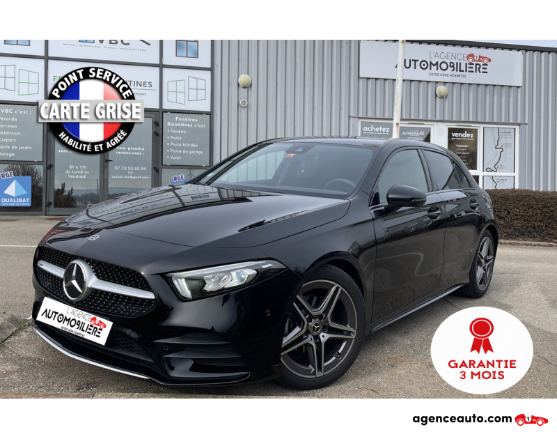 Compra de Coches Usados, Coches Usados Baratos %'|'% Agence Auto Mercedes Classe A Hatchback 180 1.3 Ti 16V 7G-DCT 136 cv Boîte auto Noir Año 2020 Automatique Essence