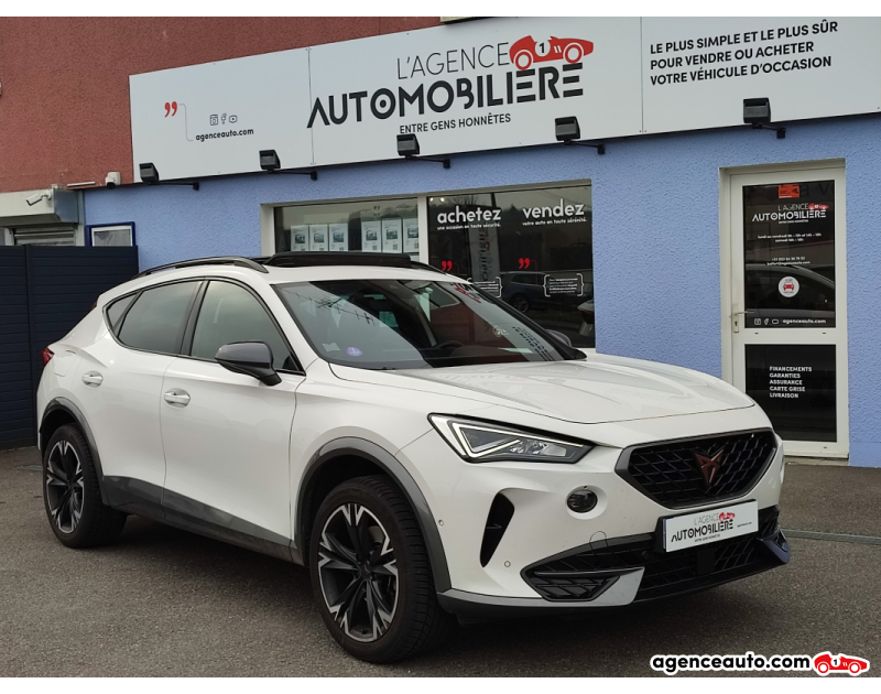 Aankoop Gebruikte Auto, Goedkope Gebruikte Auto | Agence Auto Cupra Formentor 1.5 TSI 150ch Business Edition DSG7 Blanc Jaar 2021 Automatique Essence