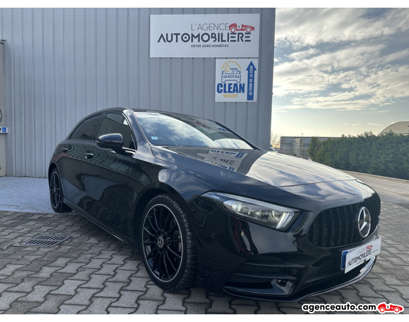 Gebrauchtwagenkauf, Günstige Gebrauchtwagen | Automobilienagentur Mercedes Classe A 180 d 1.5 d 8V 7G-DCT 116 cv pack amg Noir Jahr 2019 Automatique Diesel