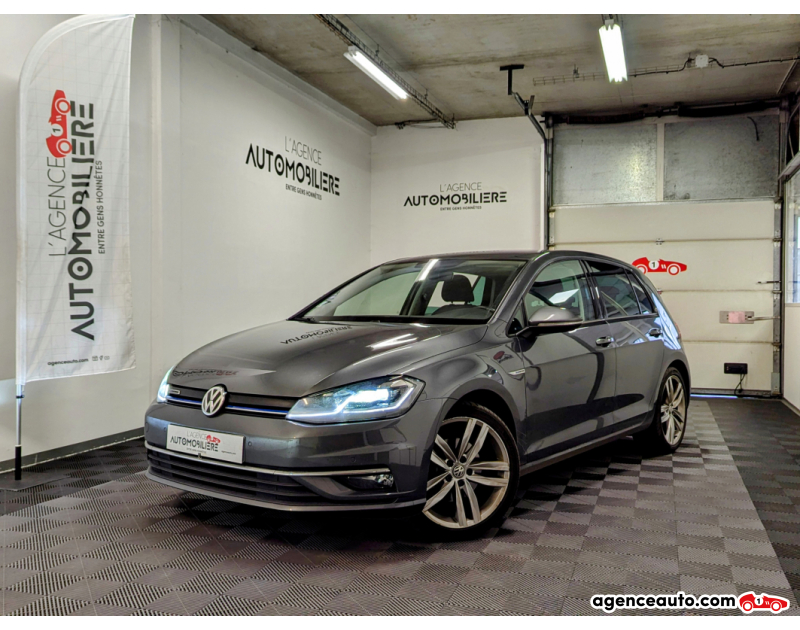 Acquisto Auto Usate, Auto Usate Economiche | Agenzia Automobiliare Volkswagen Golf VII (2) 1.5 TSI EVO 130 BLUEMOTION TECHNOLOGY CARAT DSG7 5P Gris Anno 2019 Automatique Essence