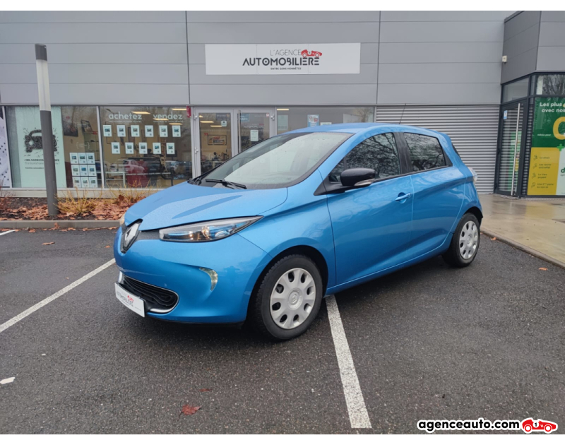 Achat voiture occasion, Auto occasion pas cher | Agence Auto Renault Zoe Intens R110 MY19 (BATTERIE EN LOCATION, Caméra, Régulateur) Bleu Année 2018 Automatique Électrique