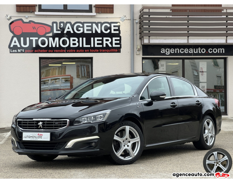 Achat voiture occasion, Auto occasion pas cher | Agence Auto Peugeot 508 2.0 Bluehdi 180 GT BVA EAT6 Noir Année 2016 Automatique Diesel