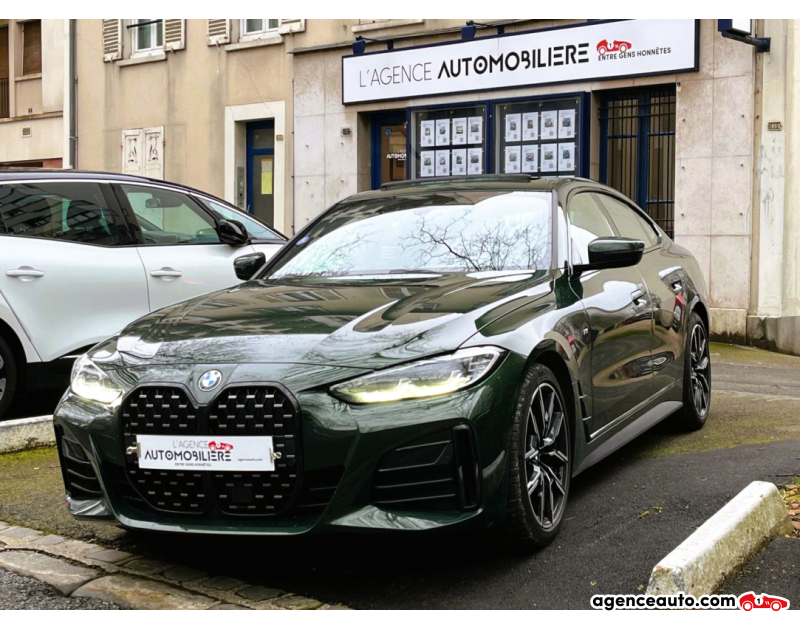 Aankoop Gebruikte Auto, Goedkope Gebruikte Auto | Agence Auto Bmw Série 4 Gran Coupé (G26) GRAN COUPE 420I 184 M SPORT BVA8 *1ERE MAIN, TO* Vert Jaar 2022 Automatique Essence