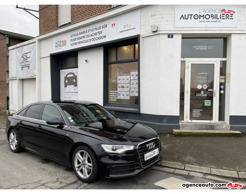 Achat voiture occasion, Auto occasion pas cher | Agence Auto Audi A6 IV 2.0 TDI 136 S LINE MULTITRONIC Noir Année 2014 Automatique Diesel