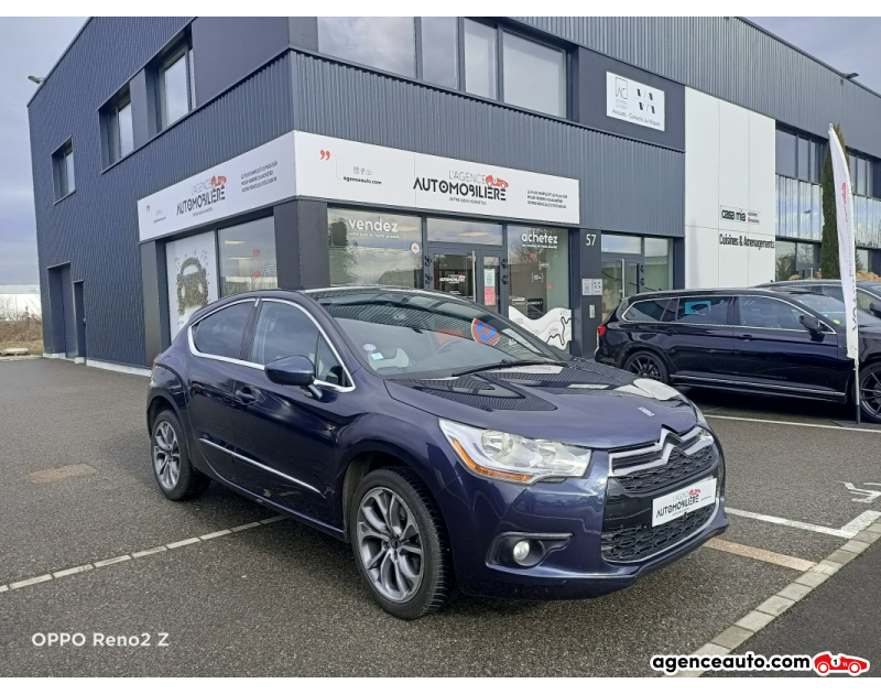 Achat voiture occasion, Auto occasion pas cher | Agence Auto Citroen DS4 1.6 THP SO CHIC BVA Bleu Année 2012 Automatique Essence