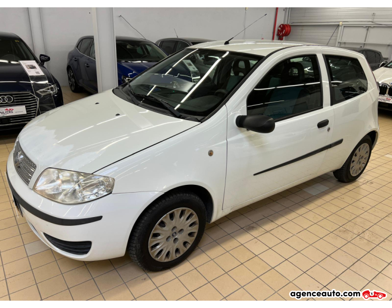 Compra de Coches Usados, Coches Usados Baratos %'|'% Agence Auto Fiat Punto 1.2 8V Cult II Blanc Año 2008 Manuelle Essence
