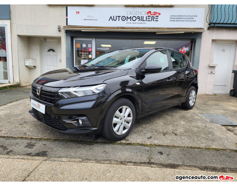 Achat voiture occasion, Auto occasion pas cher | Agence Auto Dacia Sandero Essential ECO-G 1.0 TCe 100cv GPL - 1ère main Noir Année 2021 Manuelle GPL