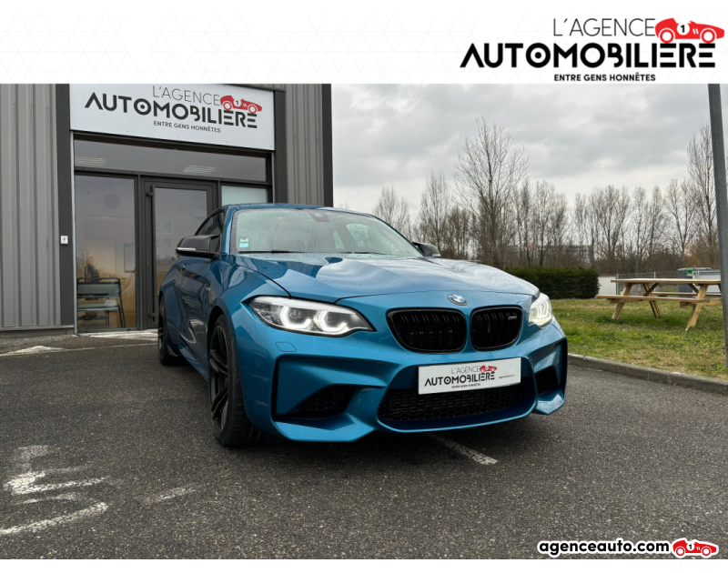 Aankoop Gebruikte Auto, Goedkope Gebruikte Auto | Agence Auto Bmw Série 2 (F87) M2 3.0i 370CH DKG7 Bleu Jaar 2018 Automatique Essence
