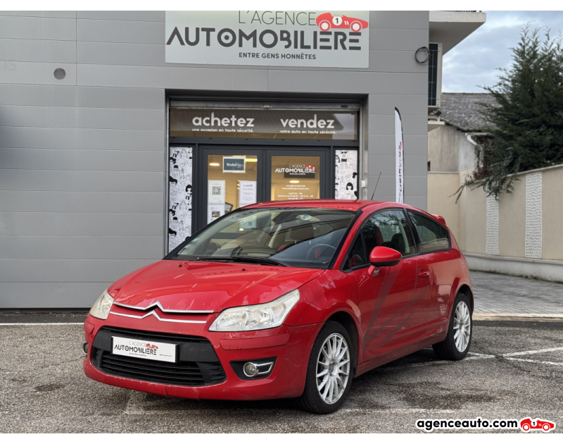 Aankoop Gebruikte Auto, Goedkope Gebruikte Auto | Agence Auto Citroen C4 1.6 hdi 110 cv by loeb Rouge Jaar 2009 Manuelle Diesel